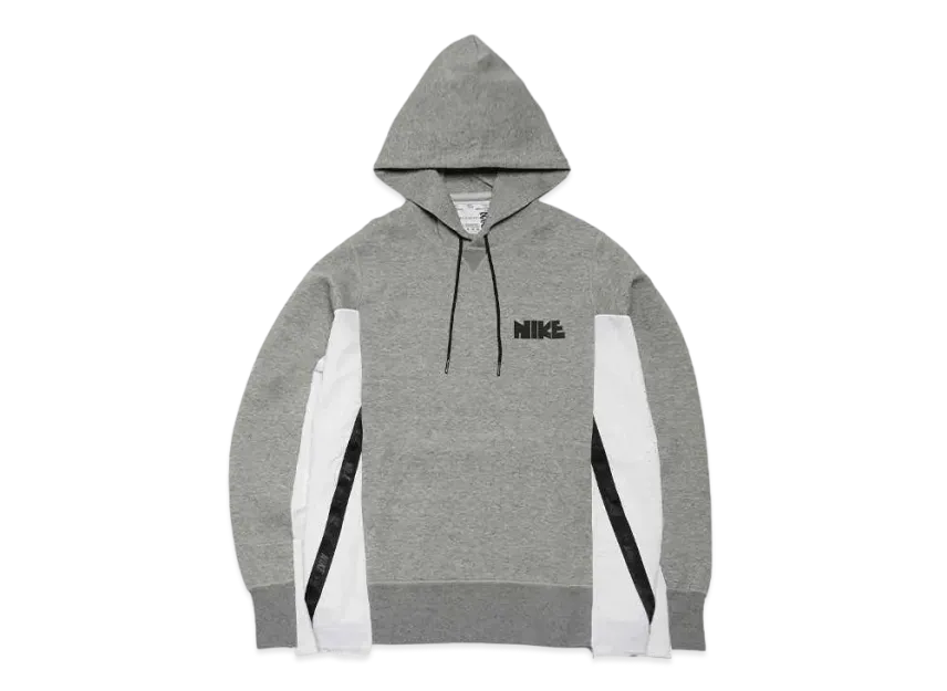 Sacai x Nike NRG Pullover Hoodie "Dark Grey Heather"