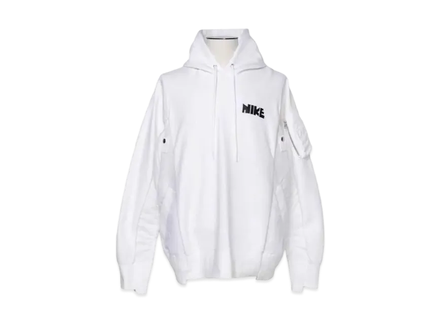 sacai x Nike Lab U NRG Rh Hoodie "White"