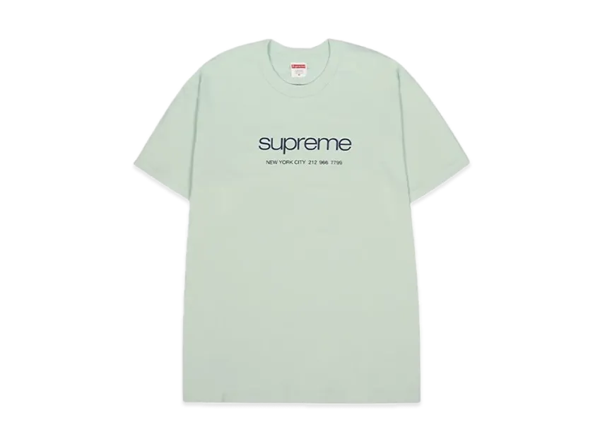 Supreme Shop Tee "Pale Mint"