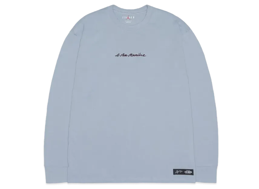 Jordan À ma manière T-shirt manches longues "Obsidian Mist"