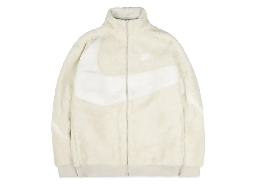 Nike Big Swoosh Boa Jacket "Light Bone/Sail"
