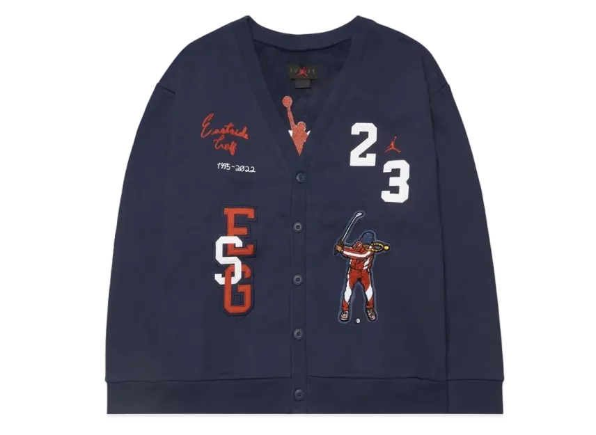 Jordan x Eastside Golf Men's Cardigan "Navy"