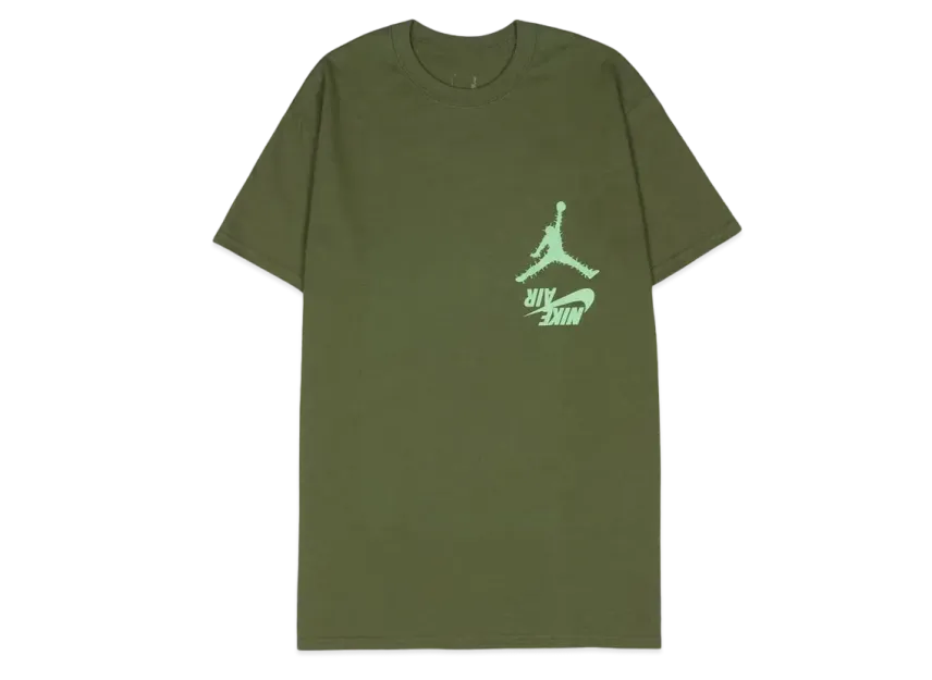Air Jordan x Travis Cactus Jack Highest T Shirt "Olive"