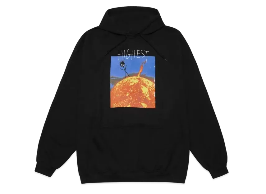 Travis Scott Cactus Jack Highest In The Room Sun Hoodie "Black"
