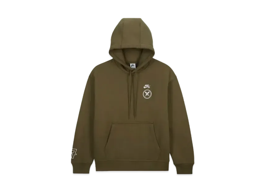 Nike SB x Yuto Horigome Skateboard Fleece Pullover Parka "Olive"