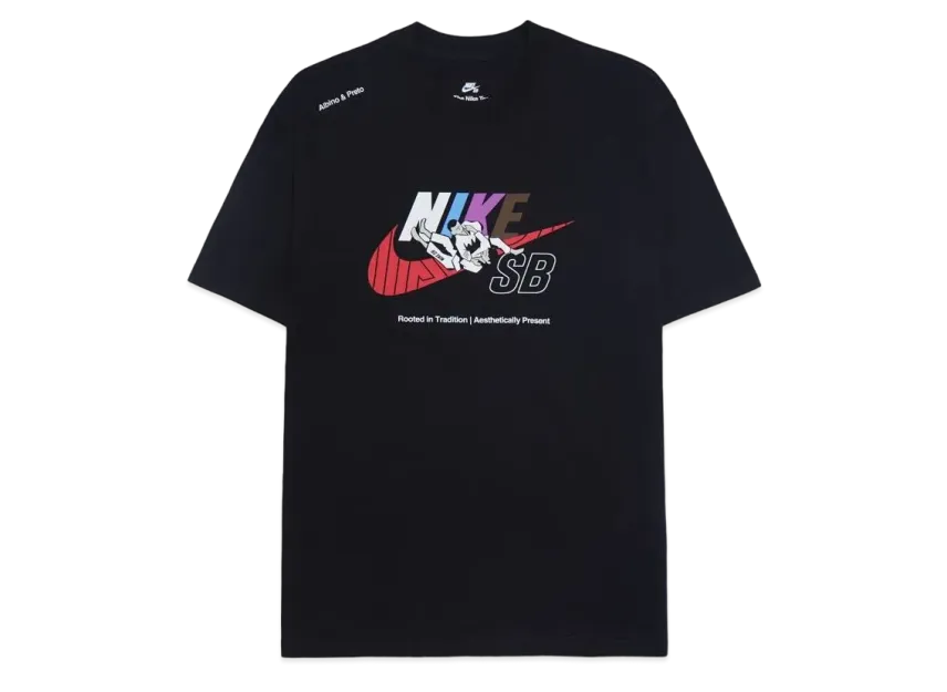 Nike SB Tee Albino & Preto "Black"