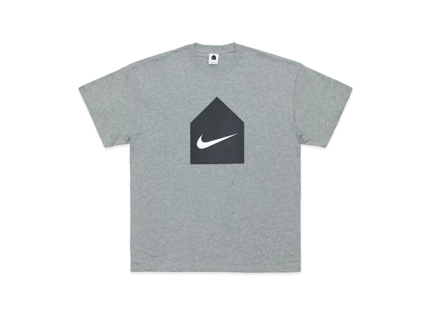 DSM x Nike Projet Logo HUT T-shirt Nrg Hut x Swoosh "Gris Foncé Chiné"