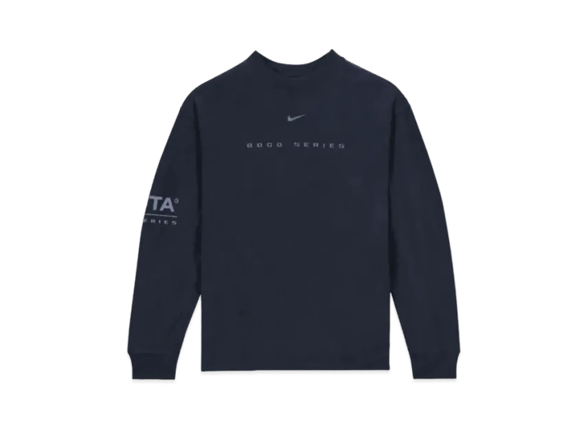 Haut à manches longues Nike x NOCTA 8K Peaks « Dark Obsidian »