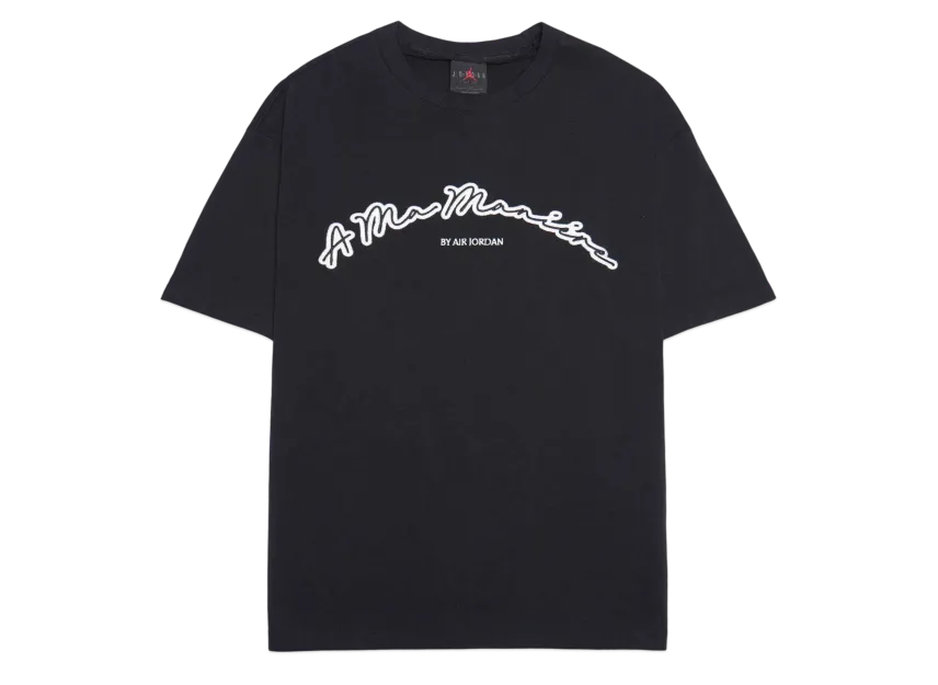 Jordan x A MA MANIÉRE Short Sleeve T-shirt "Black"