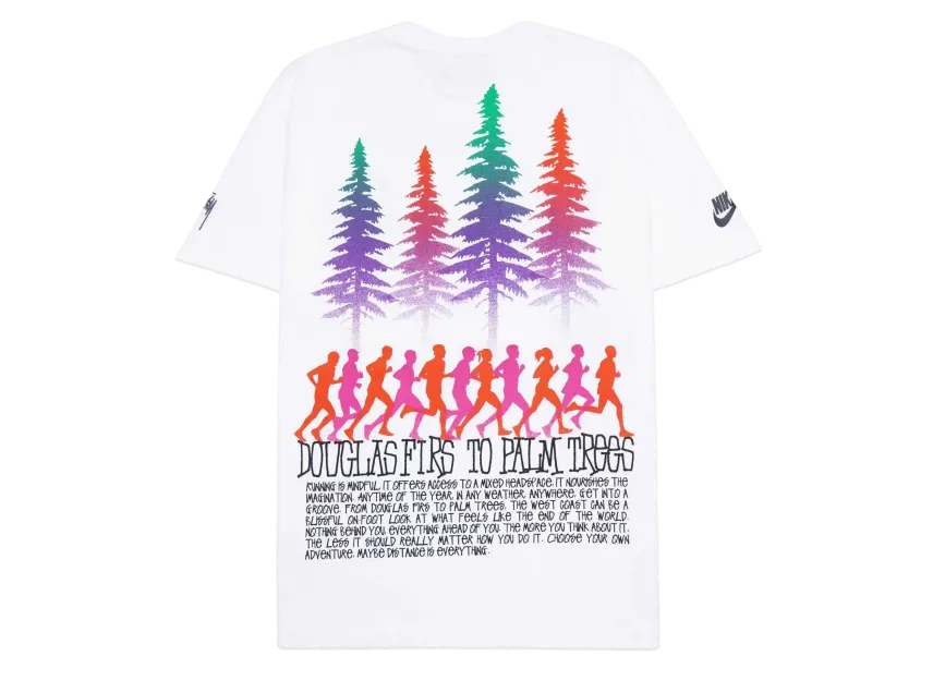 Nike x Stussy Douglas Firs to Palm Trees T-Shirt "White"