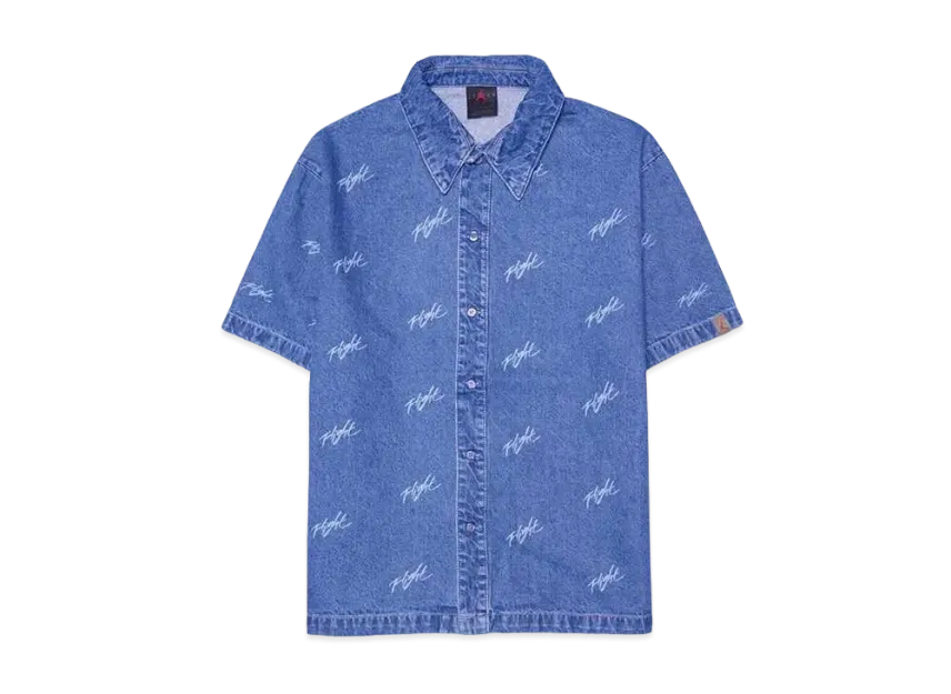 Nike Jordan Allover Print Men's Denim Top "Denim" (US Size)