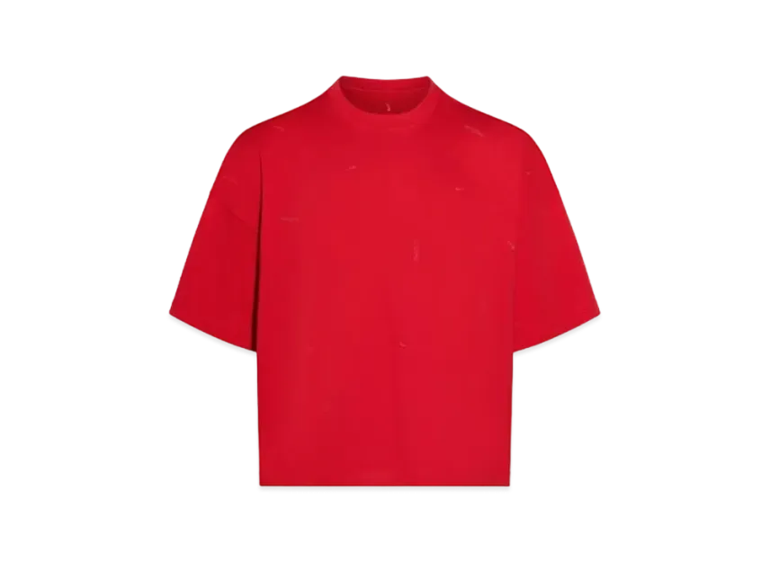 Nike x JACQUEMUS Logo T-shirt "Dark Red"