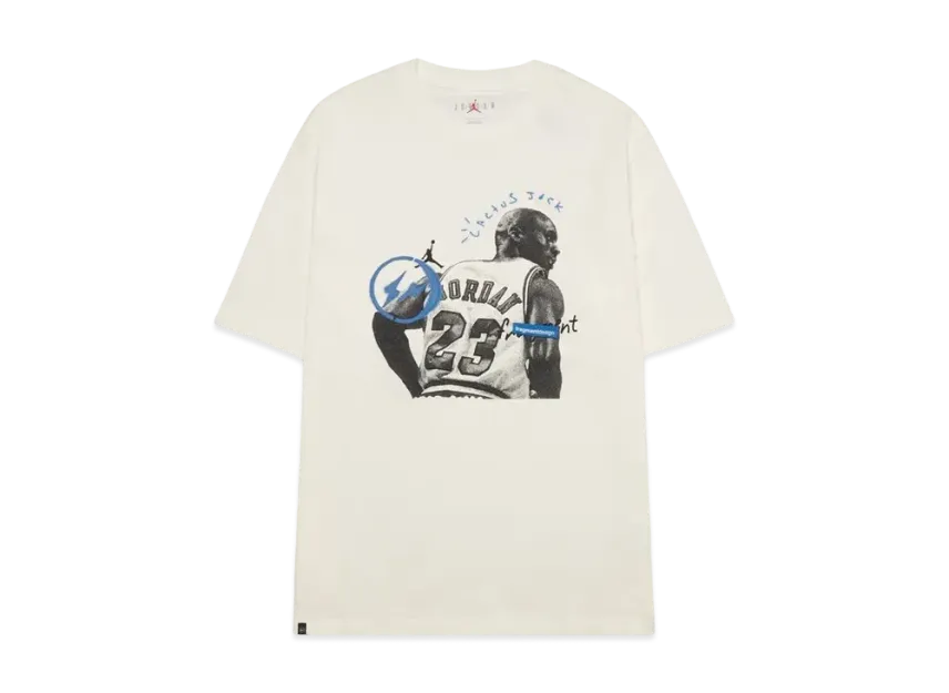 Air Jordan Travis Scott Fragment Tee "White"