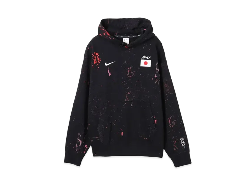 Nike x Futura Japan M NK SOLO FLC PO Hoodie OLYB "Black"