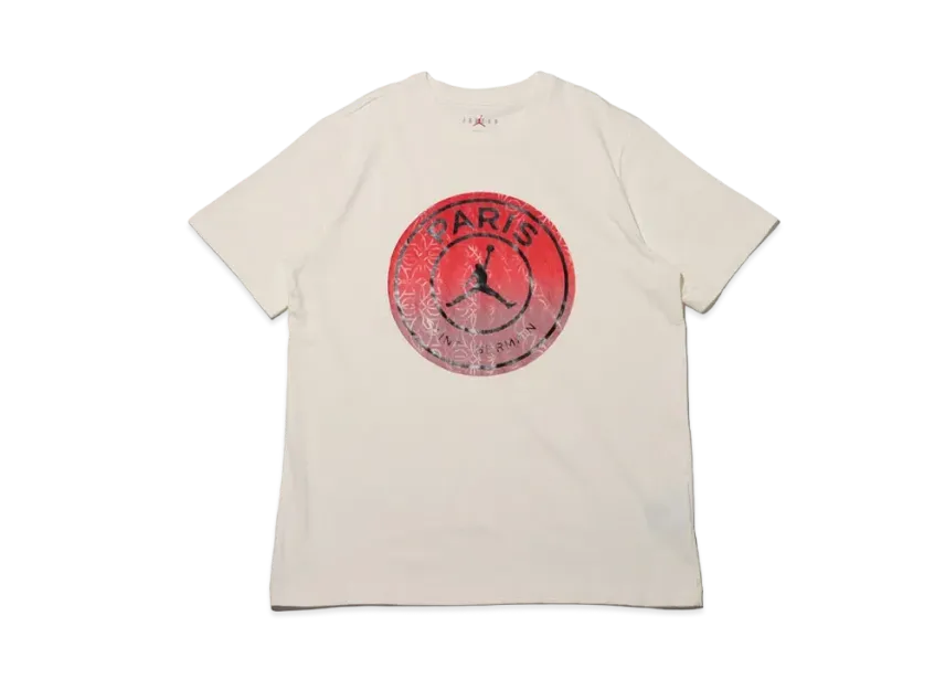 Nike Jordan x PSG SS Logo Tee "Sail"