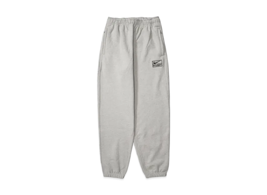 Stussy x Nike Fleece Pant "Grey Heather" (US Size) FN5231-050