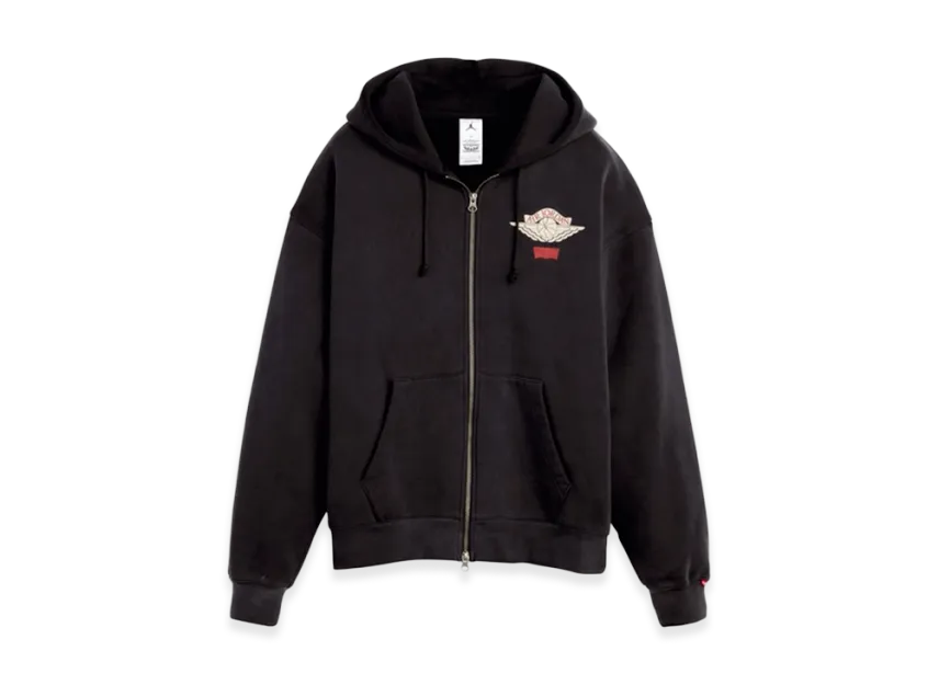 Nike Jordan x LEVI'S Heavyweight Fleece Zip Hoodie "Black"
