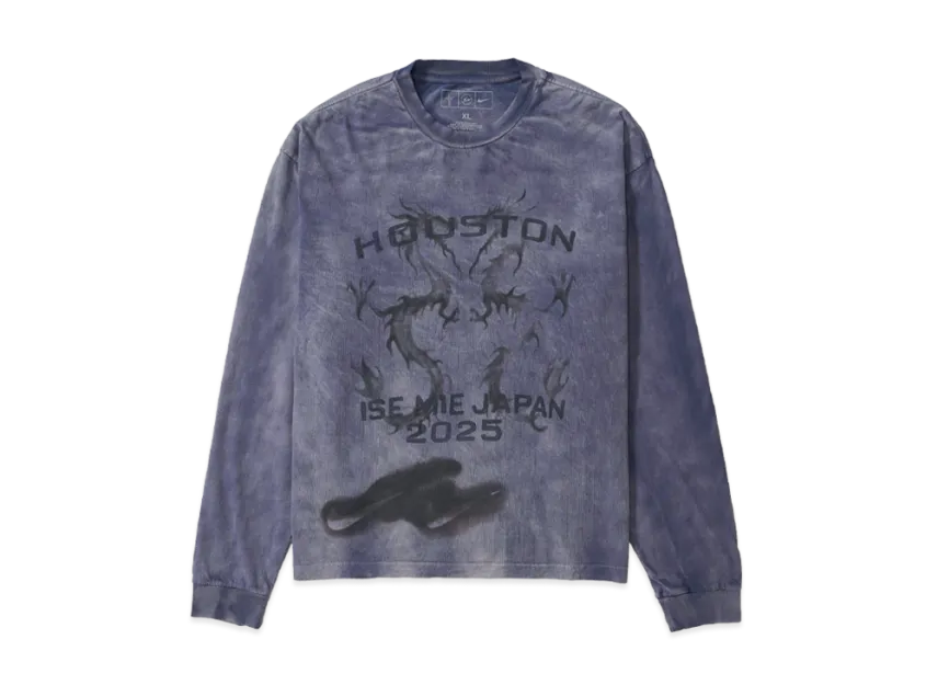 Travis Scott Cactus Jack x Fragment x Nike Houston To Ise Mie Manches Longues "Noir"