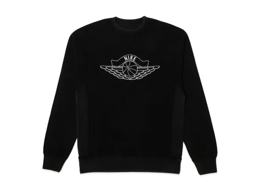 Air Jordan x Union NRG Vault AJ Flight Crewneck "Black"