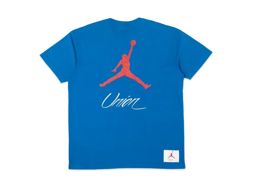Air Jordan x Union NRG Vault AJ Flight Jumpman Tee "Blue"
