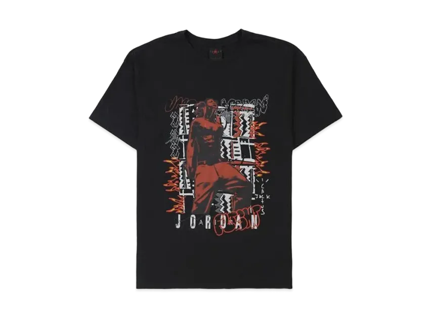 Air Jordan x Travis Scott 2 Tee "Black"