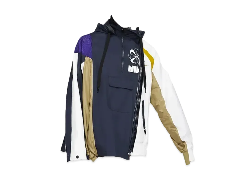 Nike x Sacai Women's Doulbe Zip Jacket "Navy"
