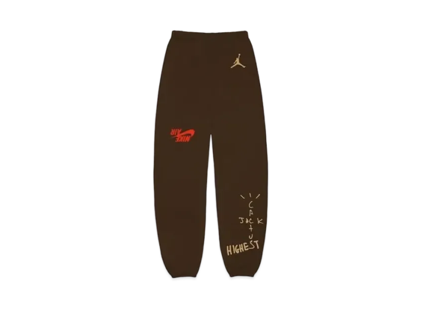 Air Jordan x Travis Cactus Jack Highest Sweatpant "Brown"