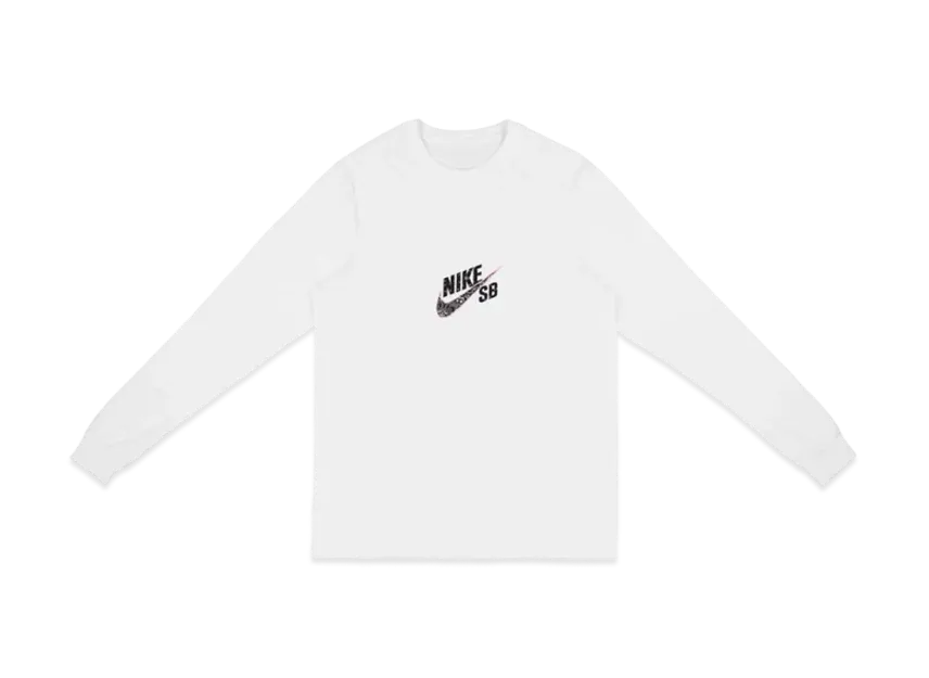 Nike x Travis Cactus Jack For SB Longsleeve T-Shirt "White"