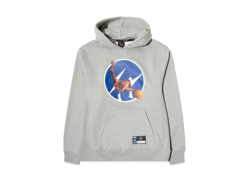 Air Jordan x Fragment Image Pullover Hoodie "Grey"