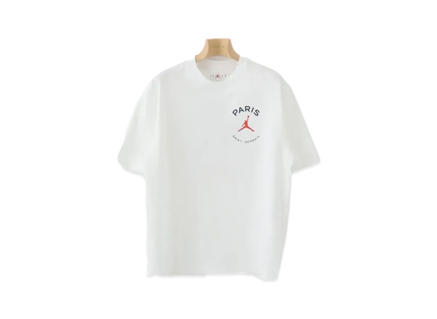 Jordan Paris Saint-Germain Logo S/S Tee "White"