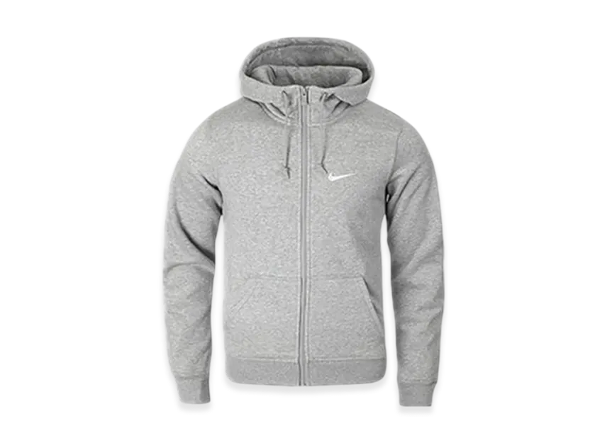Nike Logo Zip Hoodie "Grey"