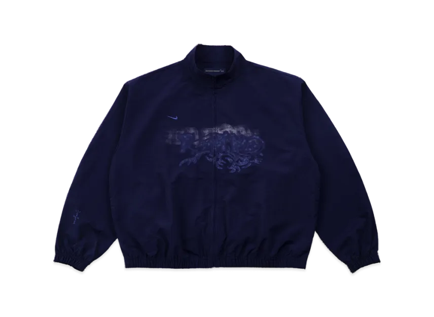 Travis Scott Cactus Jack x Fragment x Nike Tokyo Windbreaker Zip Jacket "Navy"