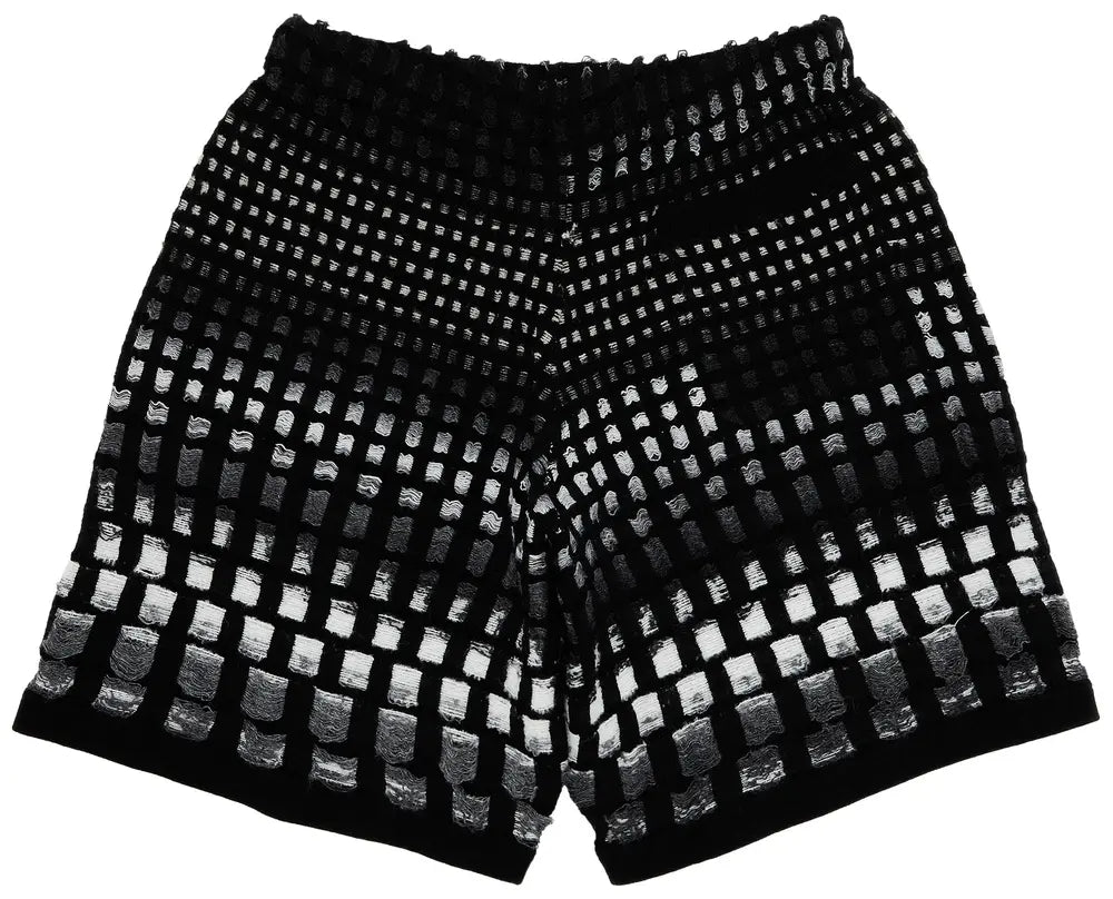 Supreme Gradient Grid Knit Short "Black"