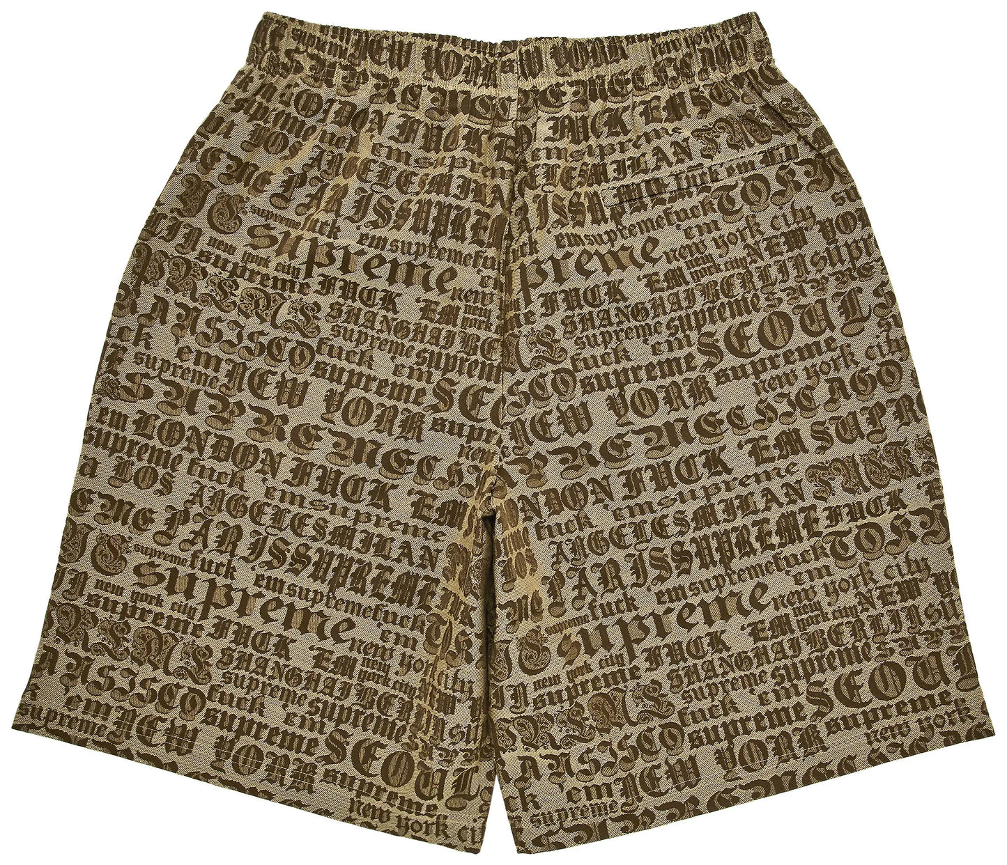 Supreme Cities Jacquard Short "Tan"