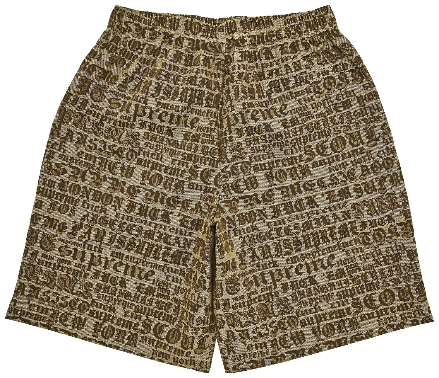 Supreme Cities Jacquard Short "Tan"