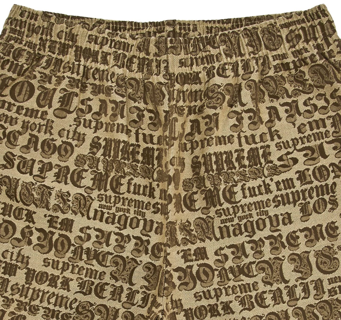 Supreme Cities Jacquard Short "Tan"