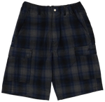 Supreme Shadow Plaid Cargo Short "Navy"
