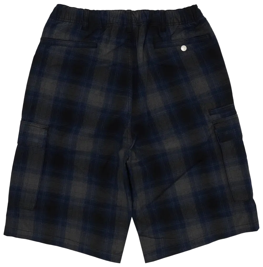 Supreme Shadow Plaid Cargo Short "Navy"