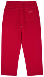 Supreme Baggy Jean (25FW) "Red"