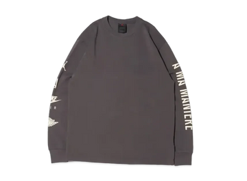 A MA MANIERE × JORDAN Long Tee "Midnight Fog/Light Cream"