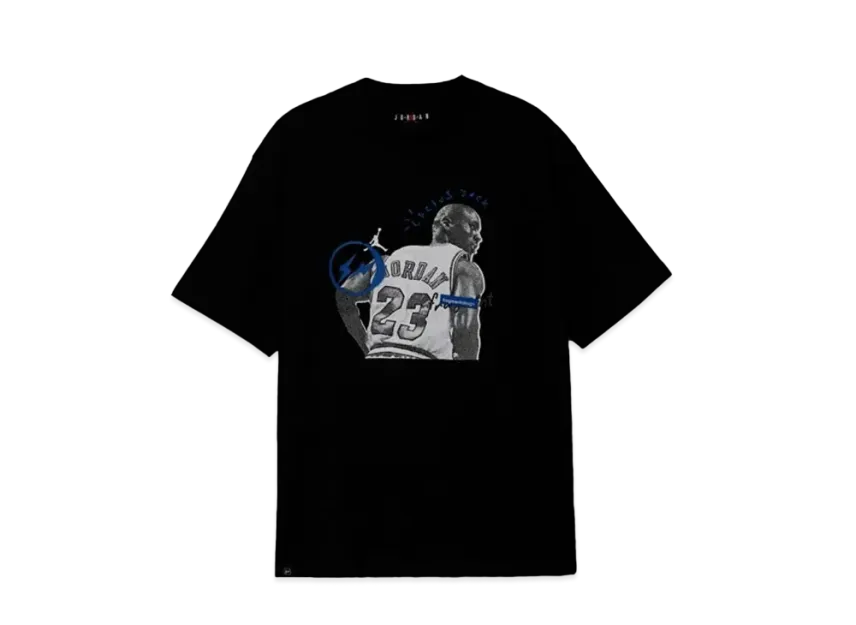 Air Jordan Travis Scott  Fragment Tee "Black"