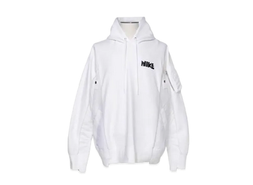 sacai x Nike Lab U NRG Rh Hoodie "White"