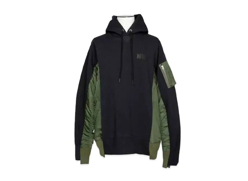 sacai x Nike Lab U NRG Rh Hoodie "Khaki"
