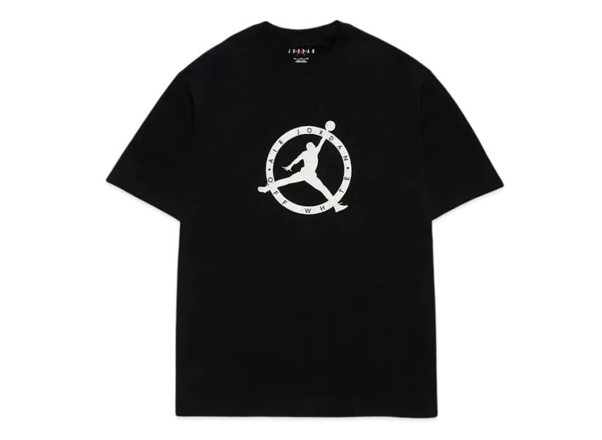 Air Jordan Off-White™️ Short Sleeve T-shrit "Black"