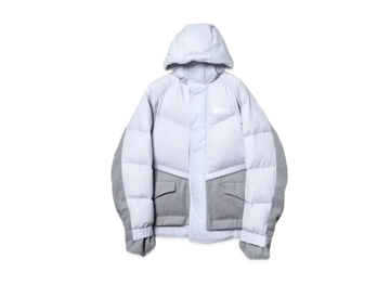 Parka homme en duvet Nike x Sacai « Pure Platinum »