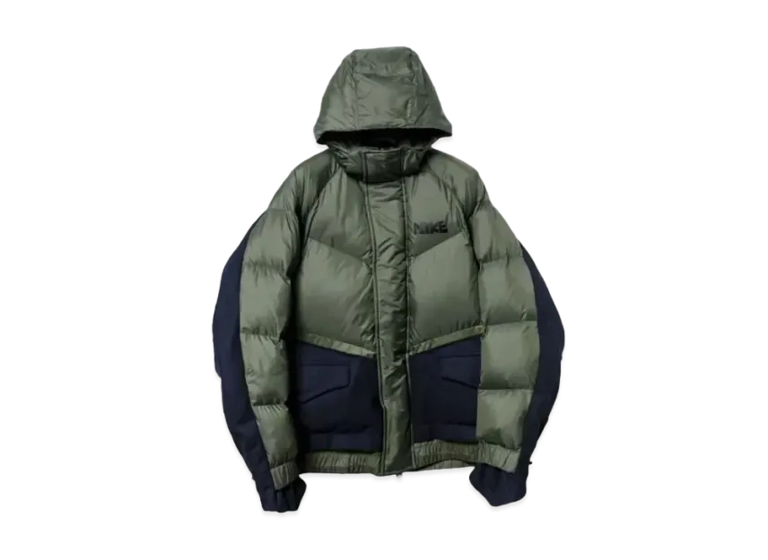 Nike x Sacai Mens Down Parka "Sequoia"