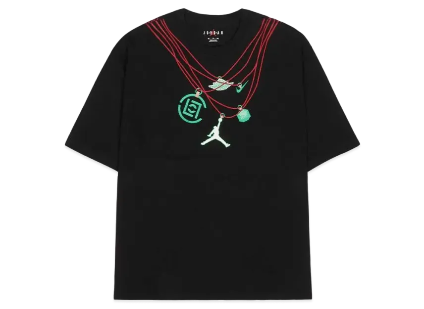 Jordan x Clot Short Sleeve T-shirt "Black"