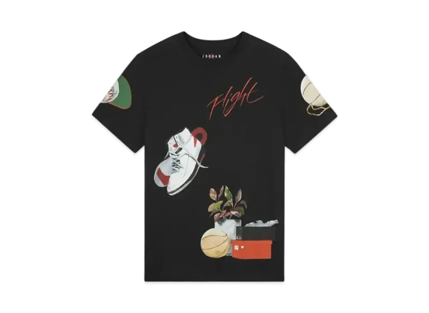 T-shirt graphique Jordan Artist Series par Jacob Rochester pour Homme "Noir"