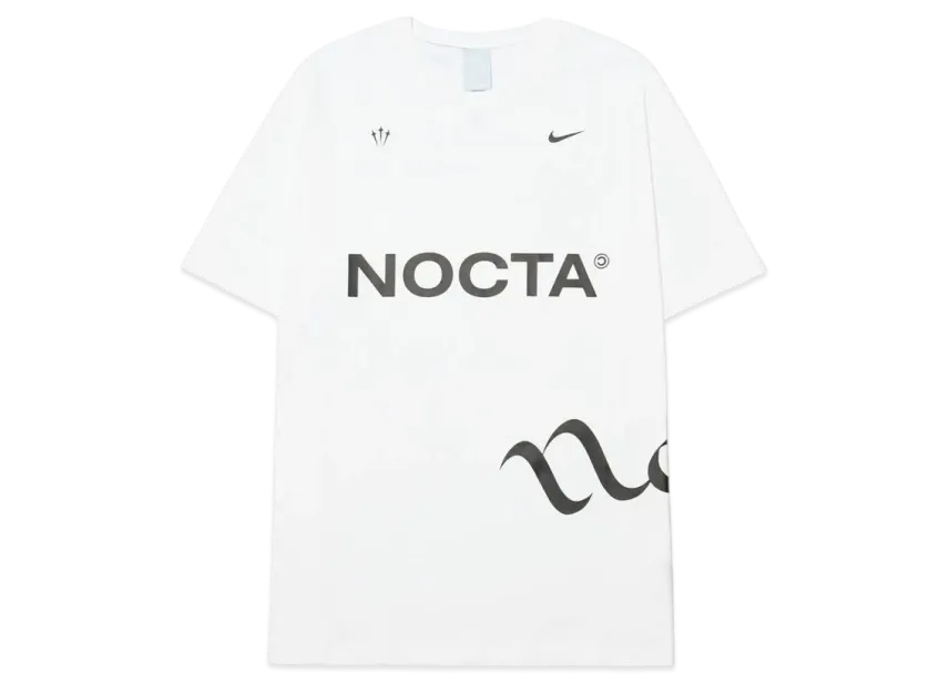 Haut à manches courtes Nike NOCTA pour homme « Blanc »