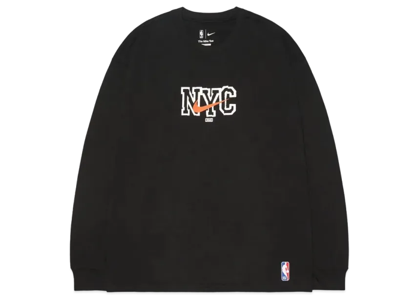 Kith x Nike x New York Knicks L/S Tee "Black"
